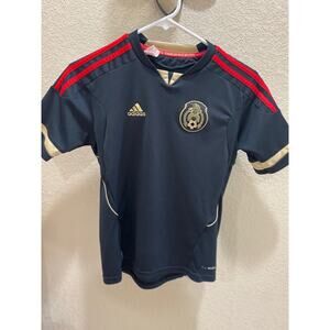 Adidas Boys Mexico Soccer Jersey Size Medium
